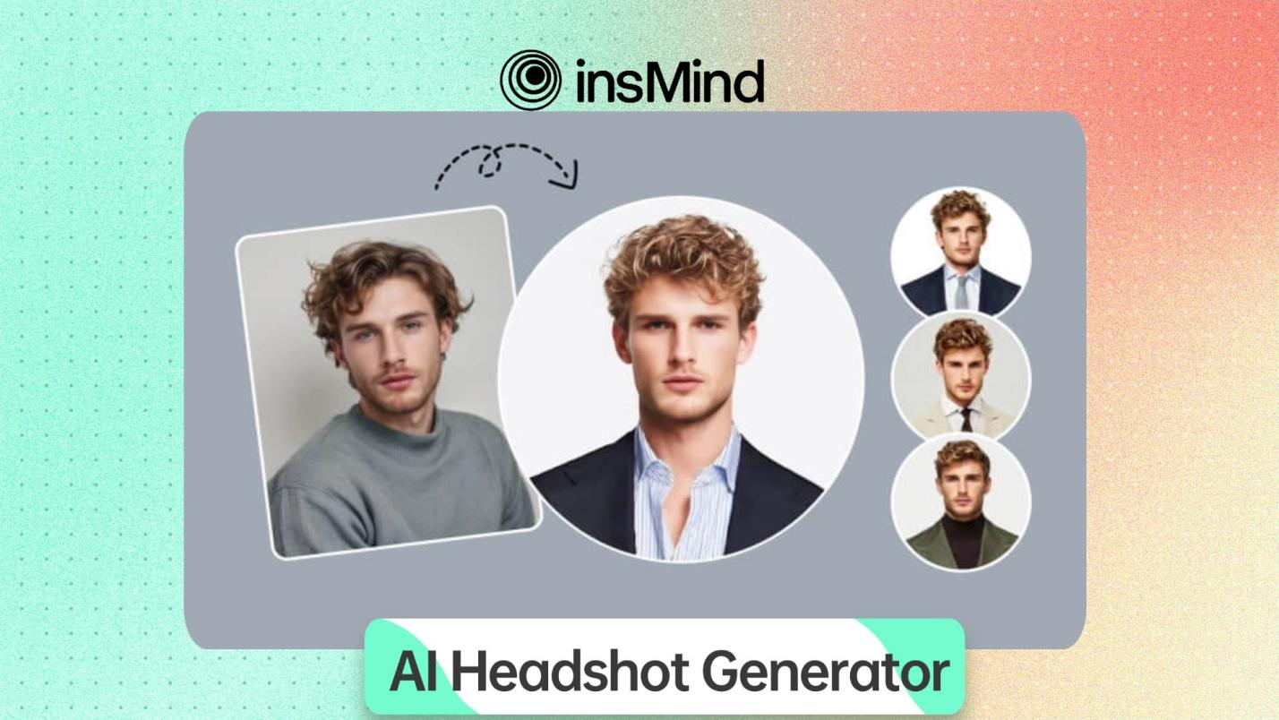 Online AI Headshot Generator insMind: Create Professional Portrait for Free